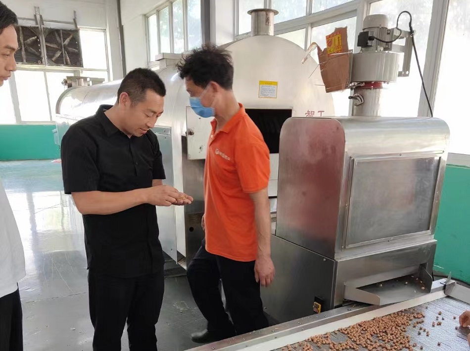 許昌智工流水線電磁炒貨機(jī)