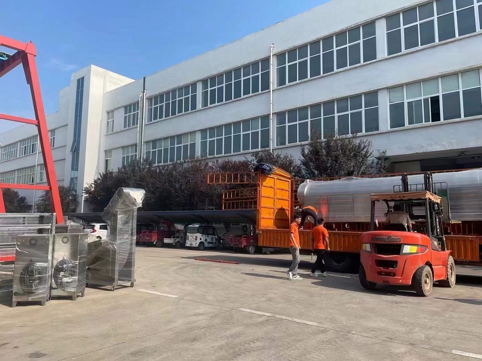 許昌智工流水線炒貨機