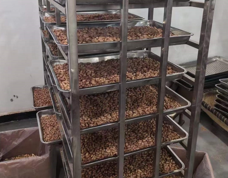 電磁花生米炒貨機