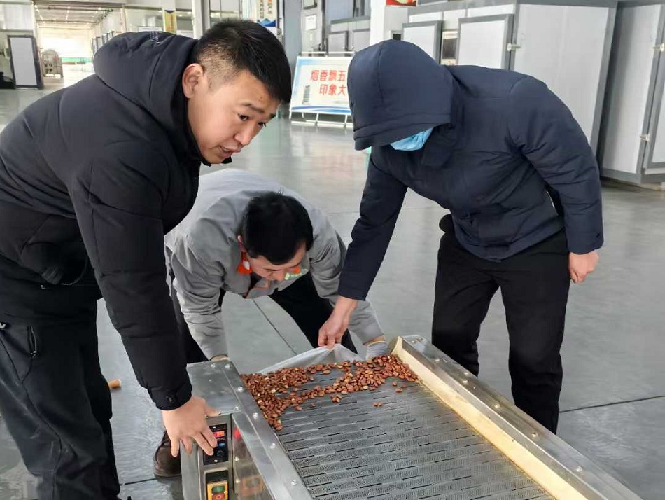 電磁流水線炒貨機